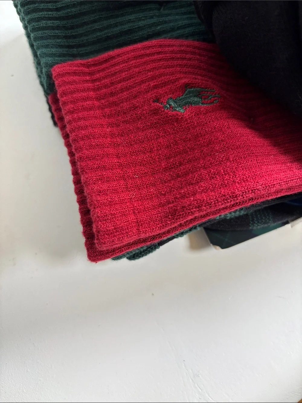 Polo Ralph Lauren Men's Holiday Passage Bear Crew Socks 5 Pair Set Crew NEW
